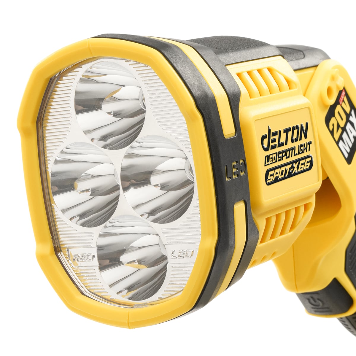 ไฟฉาย LED ไร้สาย (เฉพาะเครื่องเปล่า) DELTON รุ่น SPOT-X66 20V_5